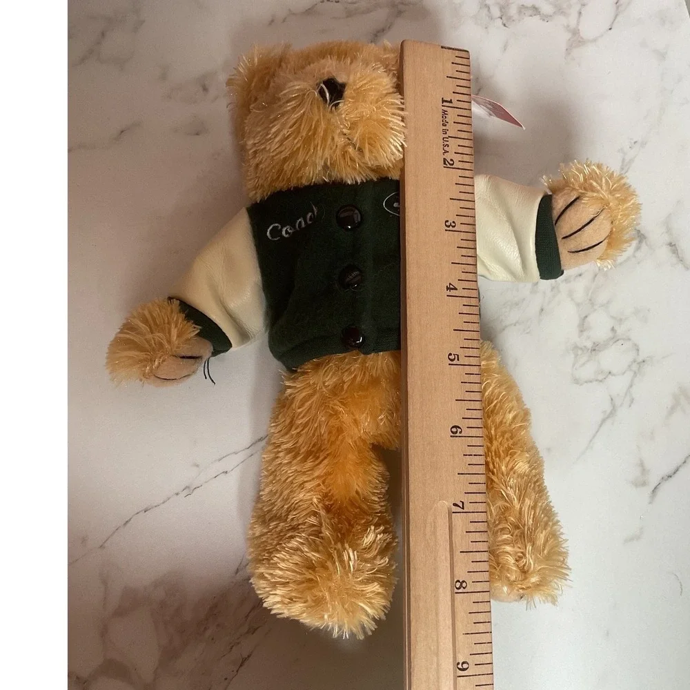 NFL Plush Teddy Bear Unisex 9in Green New York Jets Varsity Jacket Coach